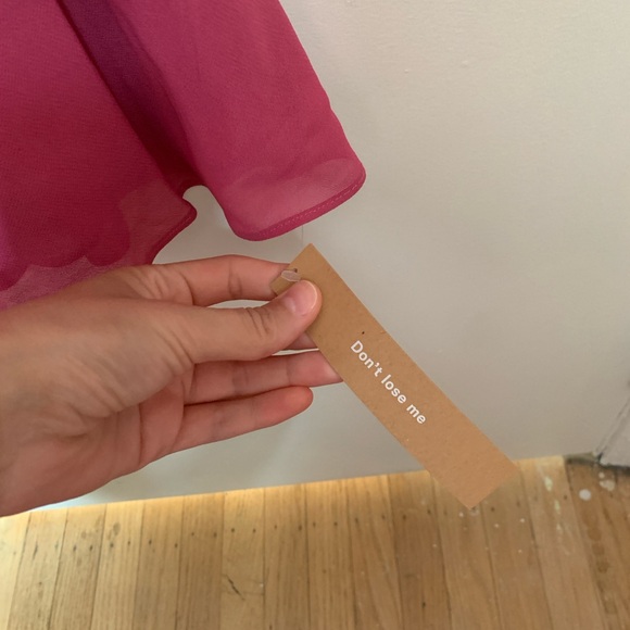 BNWT Reformation Strawberry Wine Reya Dress Size 8 - Picture 3 of 10